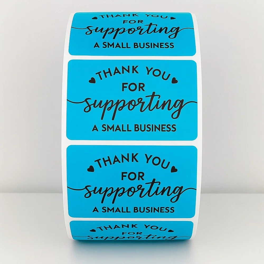 Customer Appreciation Stickers - Small Business Packaging Seals sticker label